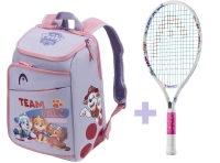 Tenisový set Tlapková patrola Head Paw 21 biela + Kids Backpack Paw Tenisový set Tlapková patrola Head Paw 21 biela + Kids Backpack Paw