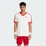 Pánske tenisové tričko Adidas Tennis Classics T-Shirt KE6719 chalk white Pánske tenisové tričko Adidas Tennis Classics T-Shirt KE6719 chalk white
