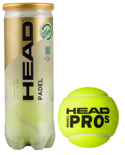 Padelová lopta Head Padel PRO S 3 ks