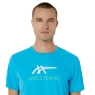 Tenisové tričko Asics Court Graphic Tee 2041A304-418 modré