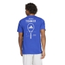 Pánské tričko Adidas Tennis Graphic Tee IY8330 modré