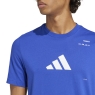 Pánské tričko Adidas Tennis Graphic Tee IY8330 modré