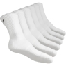 Tenisové ponožky ASICS CREW SOCK 6Pack 141802-0001 biele