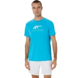 Tenisové tričko Asics Court Graphic Tee 2041A304-418 modré